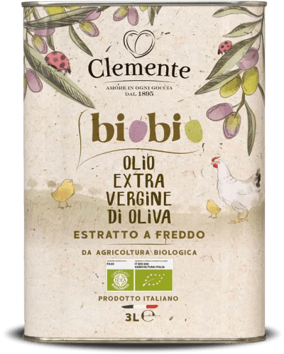 Bio Clemente Organic Italian extra virgin olive oil 3 L tin