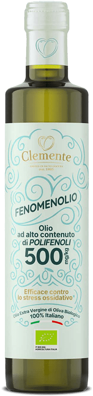 Clemente Fenomenolio organic extra virgin olive oil high polyphenols 500 ml
